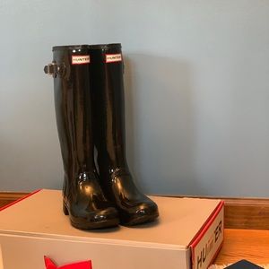 Hunter Black Rain Boots